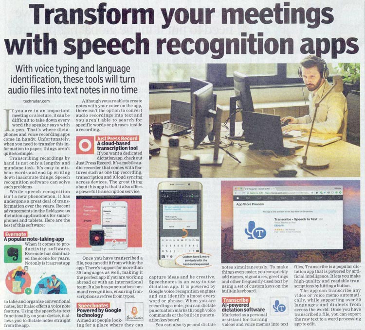 Speech Recognition For Meetings